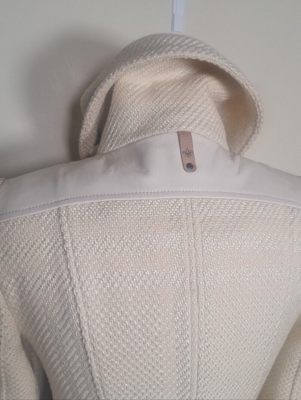 Mackage GIA Wool With Leather Trim Coat Size XS - Picture 7 of 13
